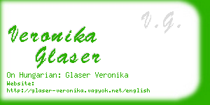 veronika glaser business card